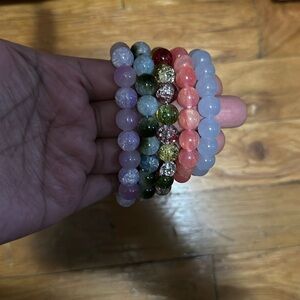 5 random bracelets